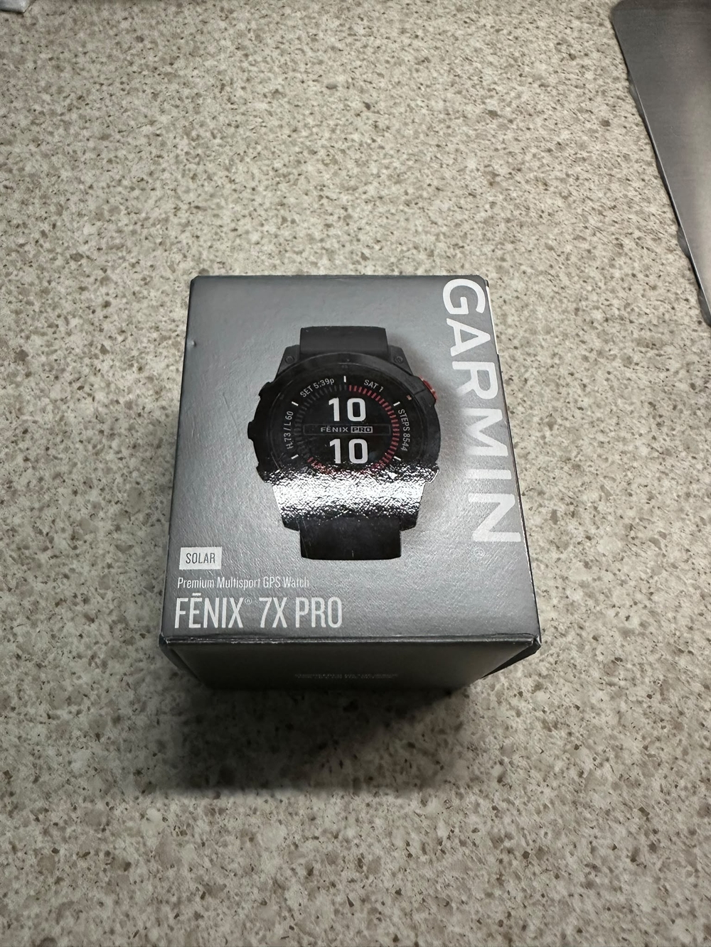 Garmin Fenix 7X Pro Solar Multisport GPS Watch - Black